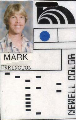 Mark Errington, Newell Color Lab, Badge